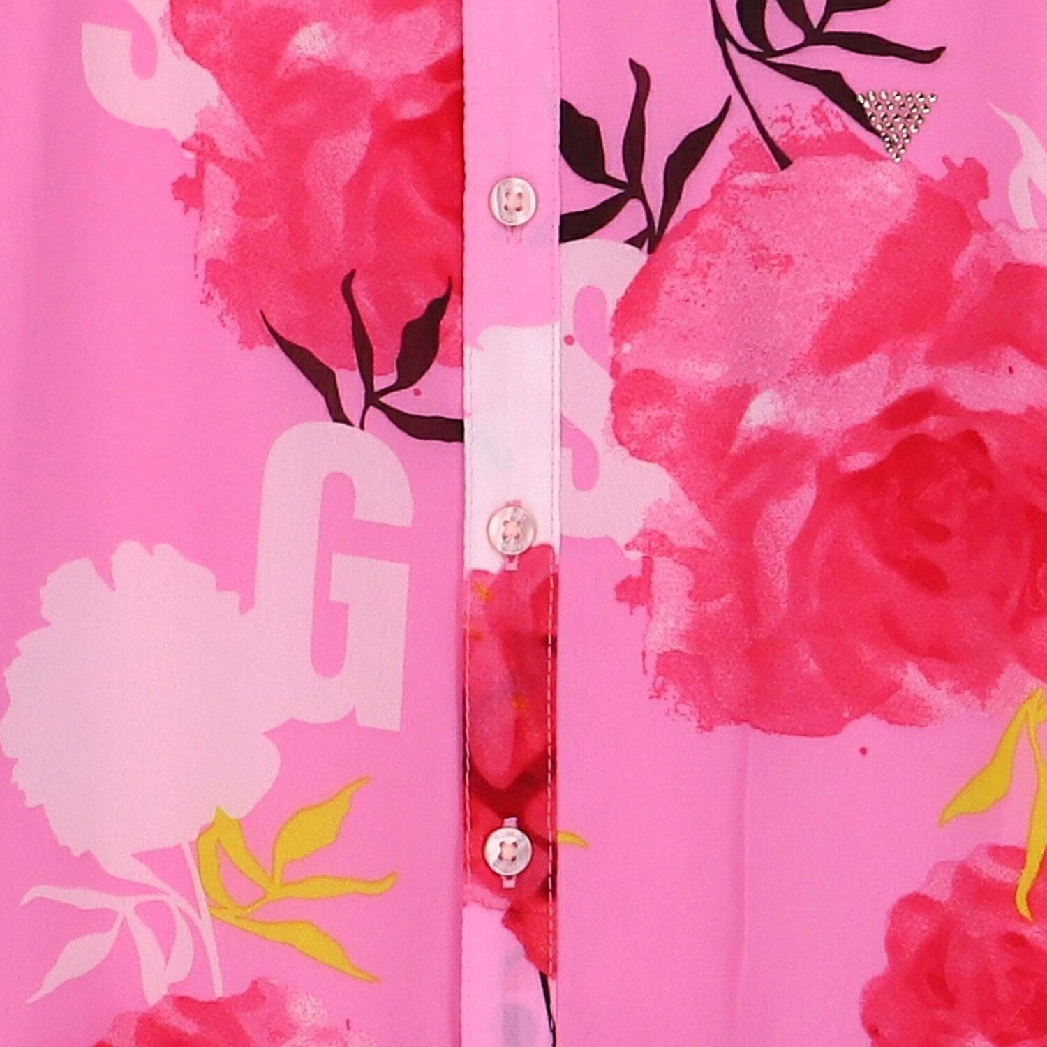 Girls Pink Floral Dress, 1, hi-res image number null