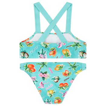 Girls Green Fruits Bikini