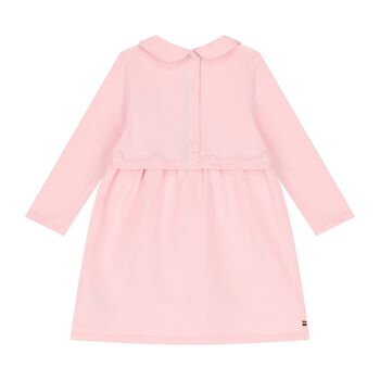 Younger Girls Pink Logo Dress