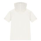 Girls Ivory Logo Hooded Dress, 1, hi-res