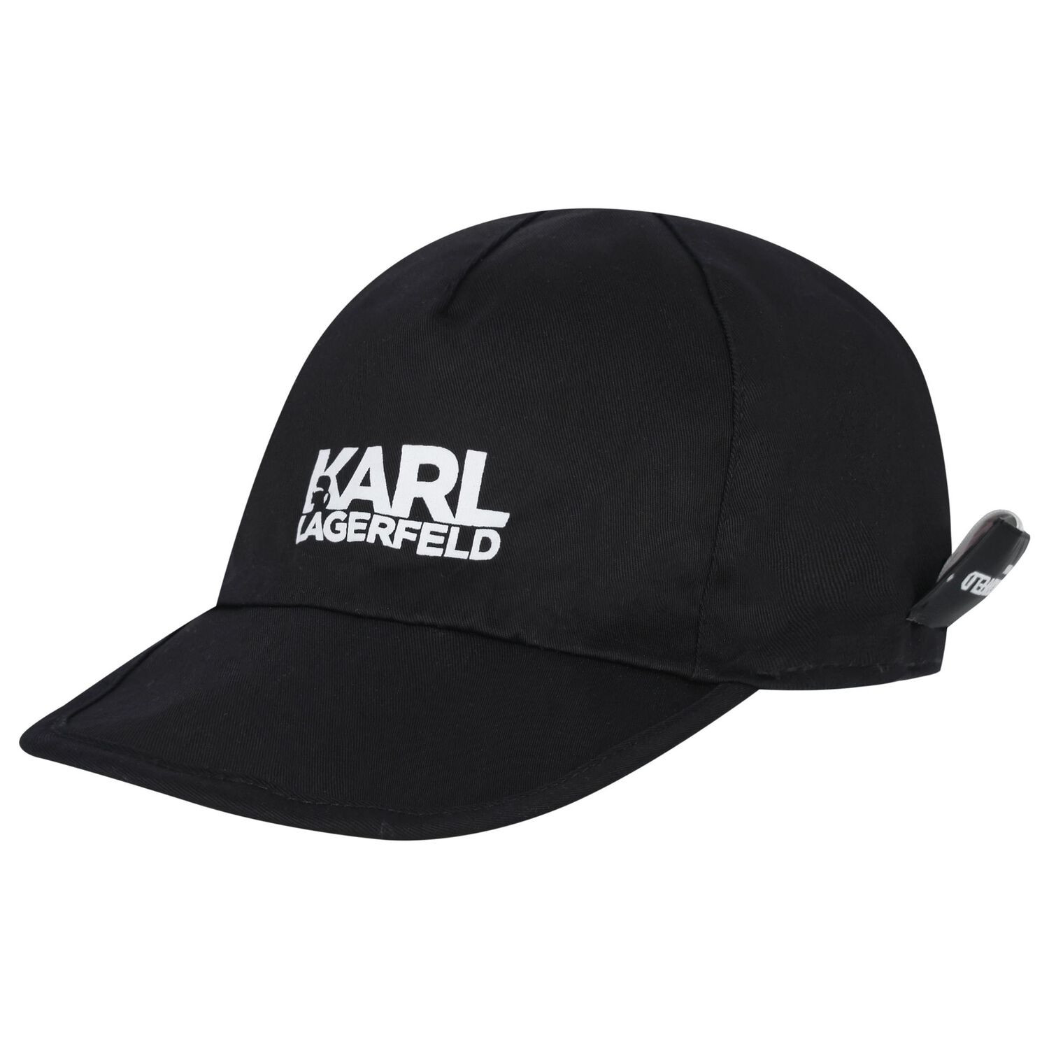 Baby Boys White & Black Logo Reversible Cap, 1, hi-res