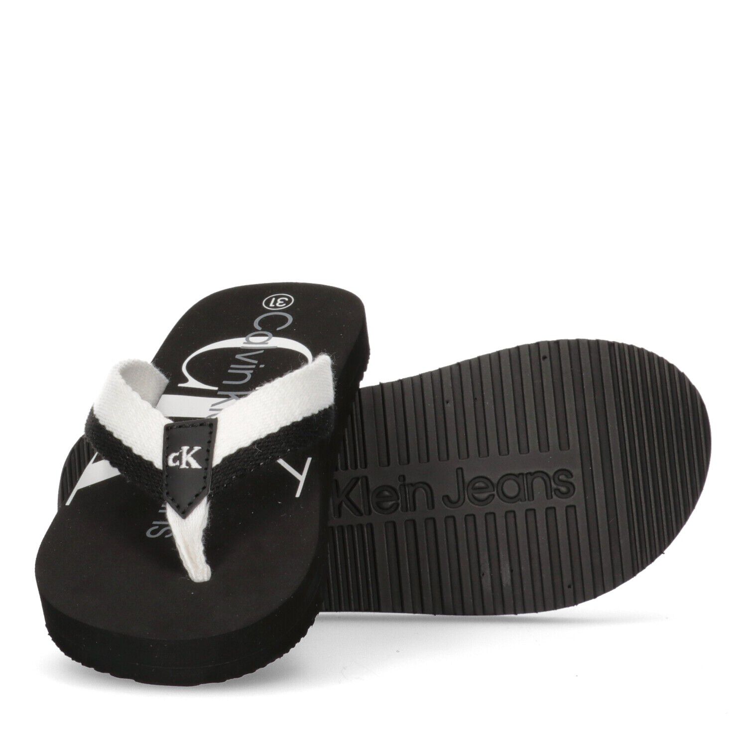 Black Logo Flip Flops, 1, hi-res image number null