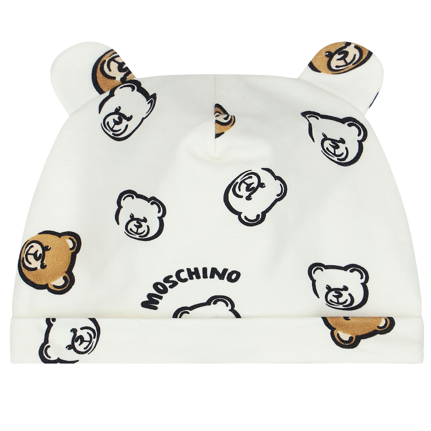 Ivory Teddy Bear Logo Babygrow Gift Set, 1, hi-res