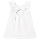 Younger Girls White Fruit Print Dress, 2, hi-res