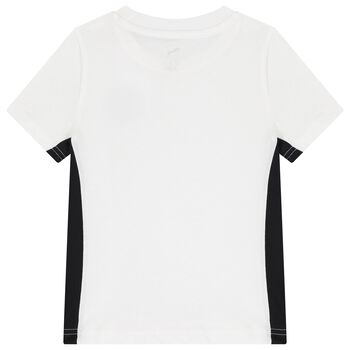 Boys White Logo T-Shirt