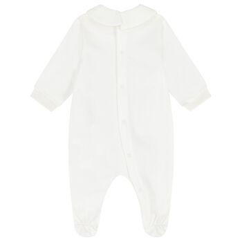 Ivory Christmas Teddy Bear Babygrow