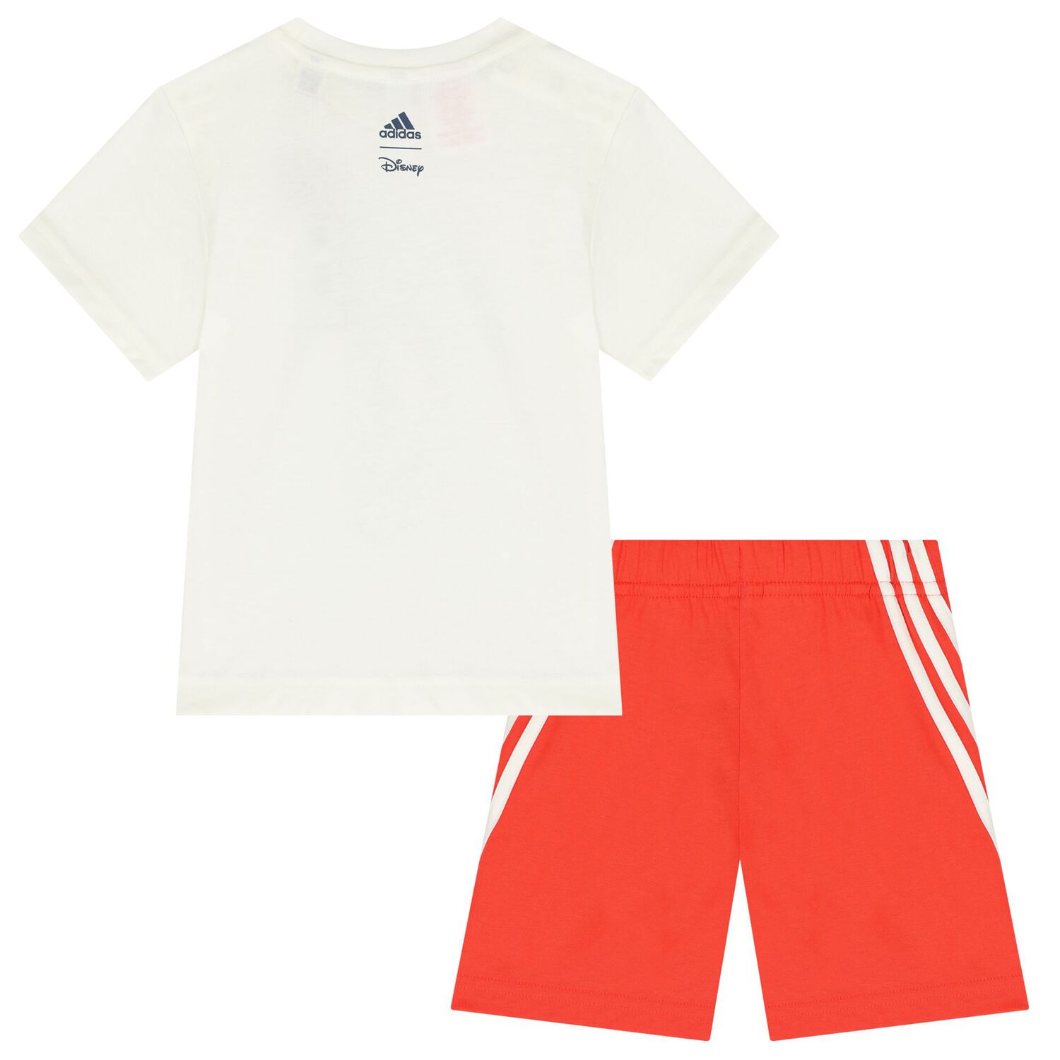 Ivory & Red Mickey Mouse Logo Shorts Set, 2, hi-res