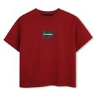 Boys Red Logo T-Shirt, 1, hi-res