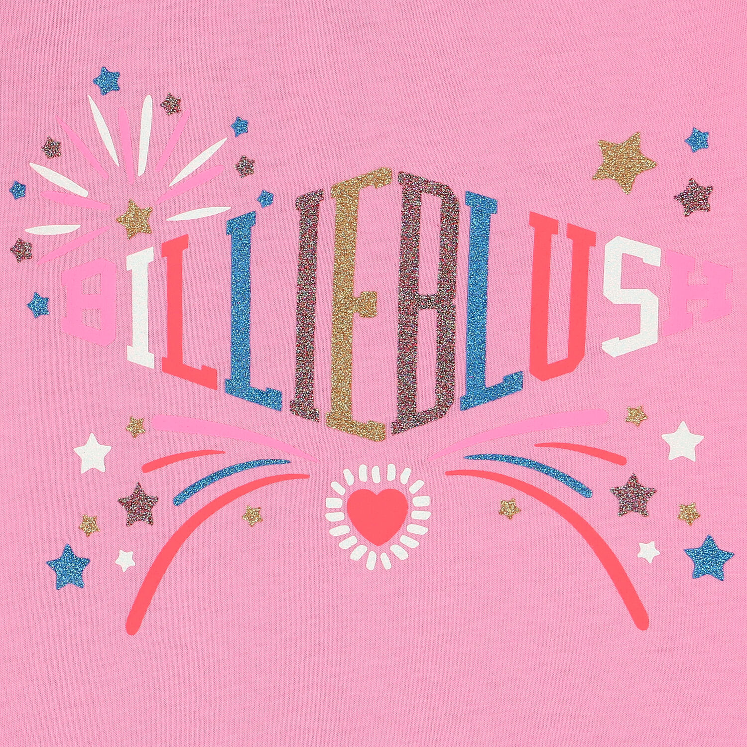 Girls Pink Logo Long Sleeve Top, 1, hi-res image number null