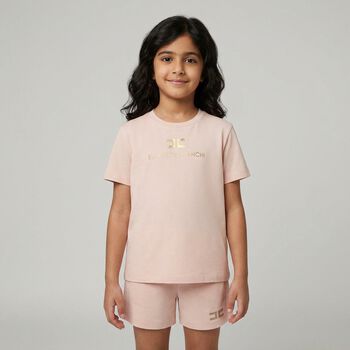 Girls Pink Logo T-Shirt