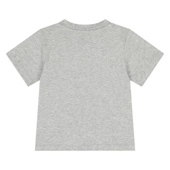 Younger Boys Grey Guitar T-Shirt