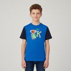 Boys Blue Logo T-Shirt, 1, hi-res