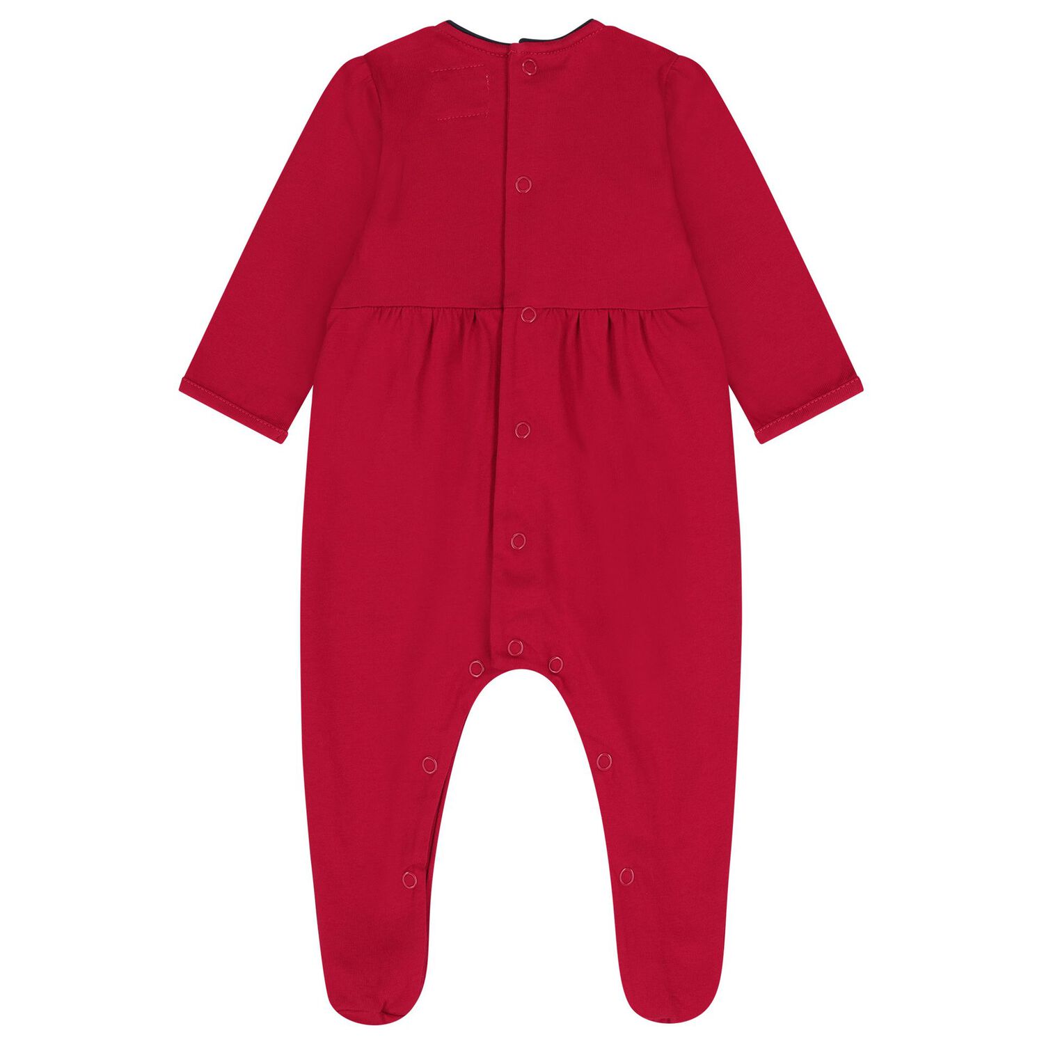 Baby Girls Red Tartan Bows Babygrow, 1, hi-res