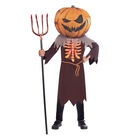 Boys Brown Scary Pumpkin Halloween Costume, 1, hi-res