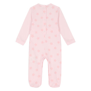 Baby Girls Pink Bunny Babygrow