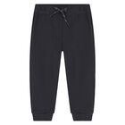 Younger Boys Green, Beige & Navy Blue 3 Piece Tracksuit, 3, hi-res