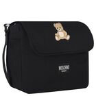 Black Teddy Bear Baby Changing Bag ( 48cm ), 1, hi-res