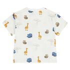 Younger Boys White, Orange & Blue Shorts Set, 2, hi-res