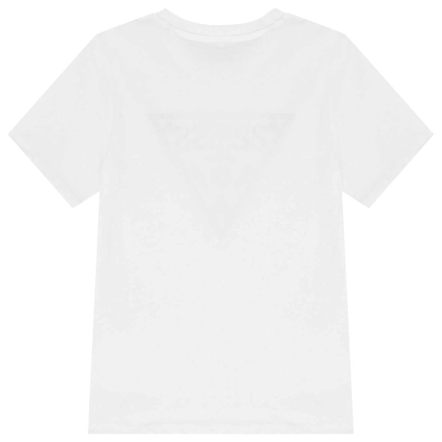 Boys White Logo T-Shirt, 3, hi-res