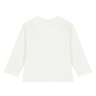 Younger Boys White Tiger Long Sleeve Top, 2, hi-res
