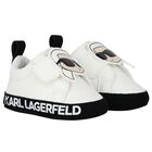 White Ikonik Baby Pre Walker Shoes , 1, hi-res