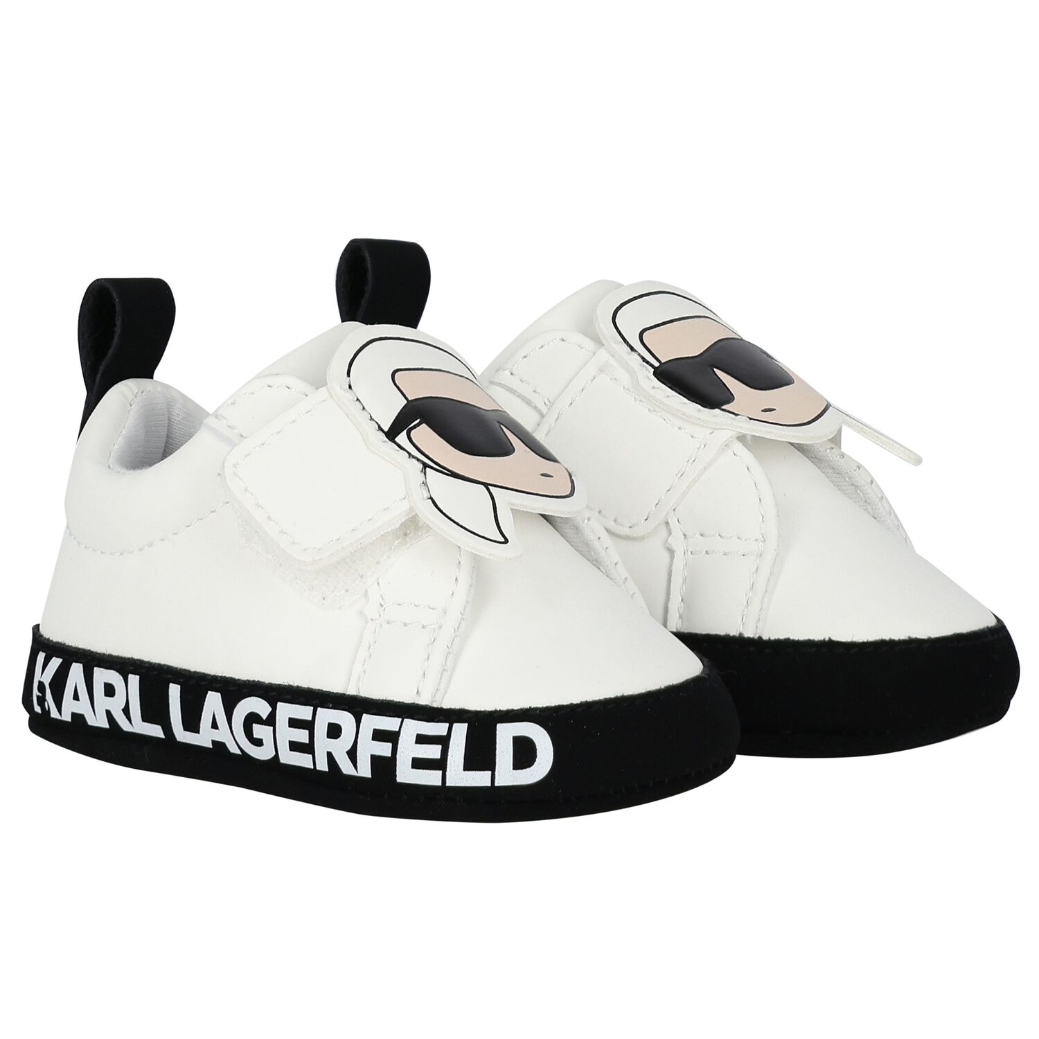 White Ikonik Baby Pre Walker Shoes , 1, hi-res image number null