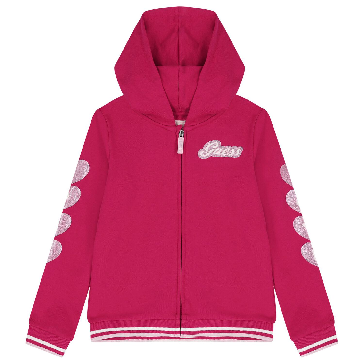 Girls Pink Logo Tracksuit, 2, hi-res