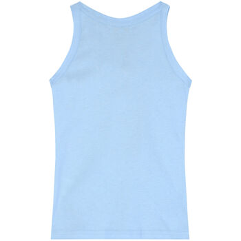 Girls Blue Bow Top