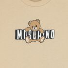Younger Beige Teddy Bear Logo T-Shirt, 2, hi-res