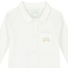Unisex White Babygrow, 3, hi-res