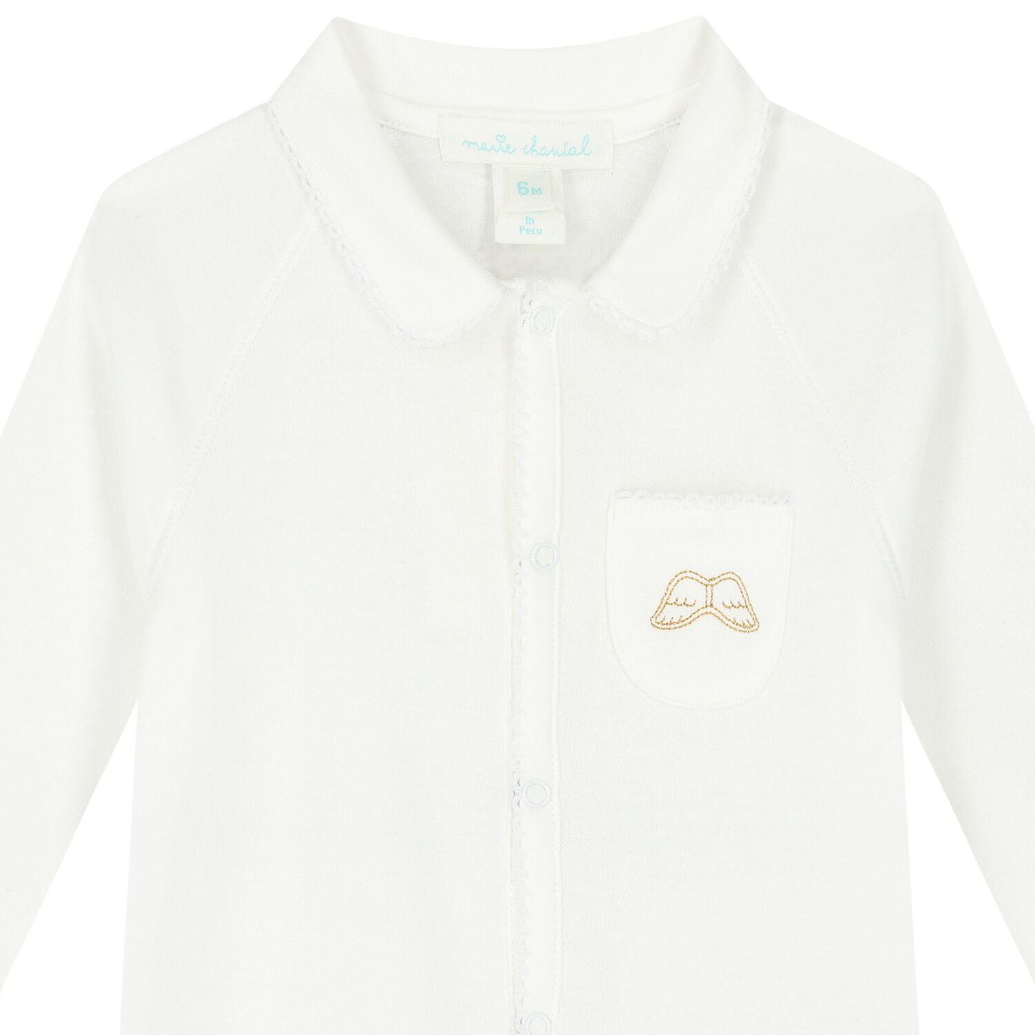 Unisex White Babygrow, 3, hi-res image number null