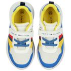 Boys Multi-Coloured Logo Trainers, 2, hi-res