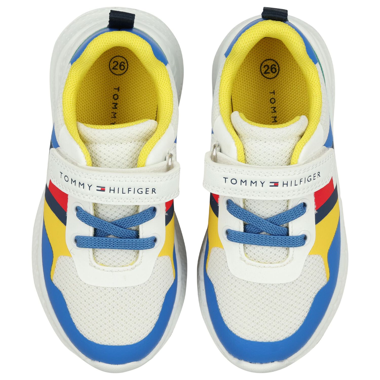 Boys Multi-Coloured Logo Trainers, 2, hi-res