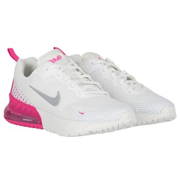 Girls White & Pink Air Max Phoenix Trainers