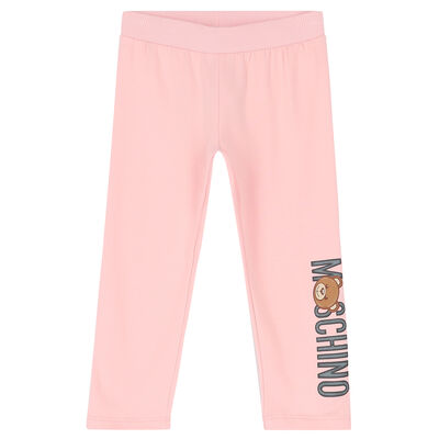 Pink Teddy Logo Trousers