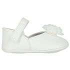 Baby Girls White Pre Walker Shoes, 1, hi-res