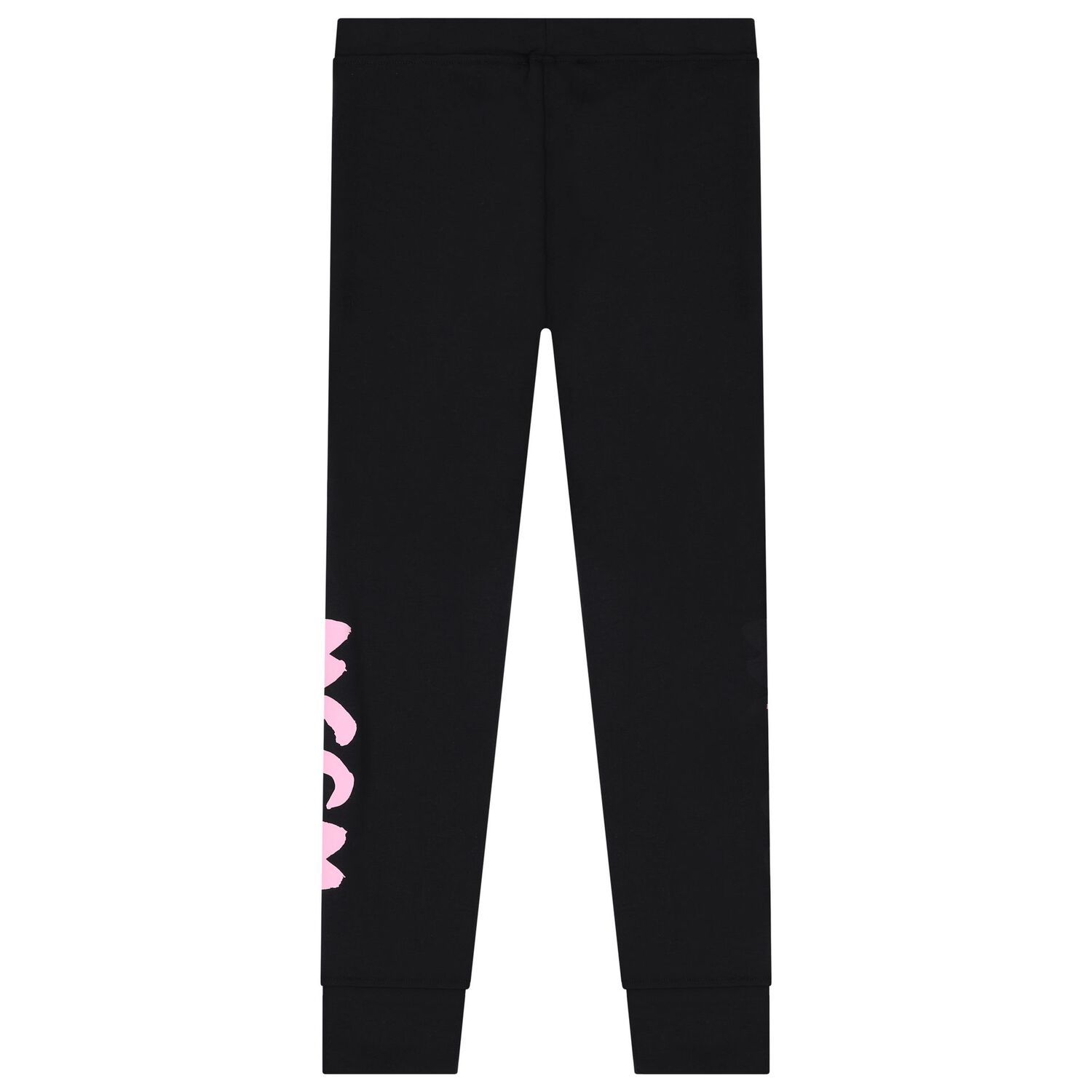 Girls Black Logo Leggings, 1, hi-res image number null