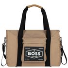 Beige Logo Baby Changing Bag, 2, hi-res