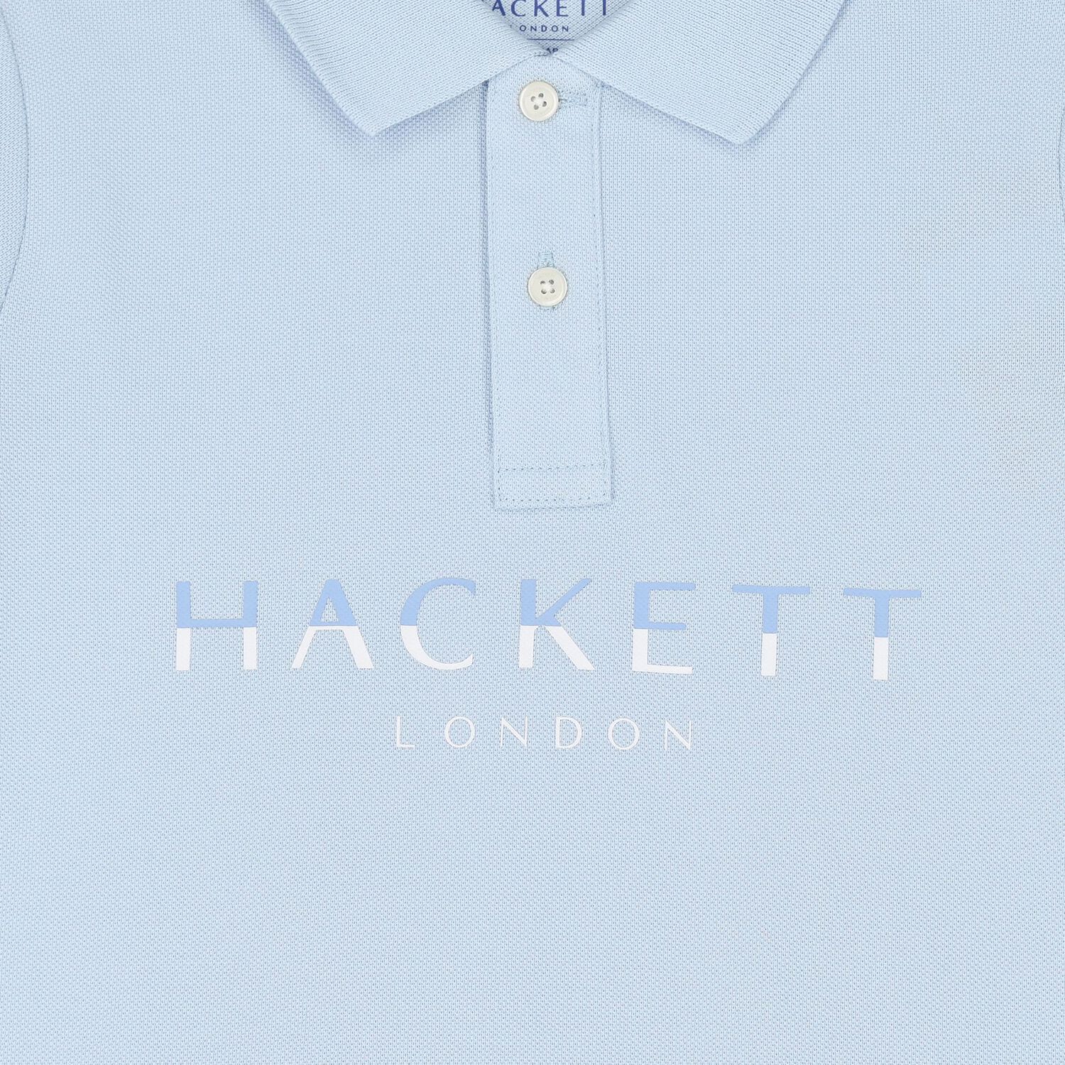 Boys Blue Logo Polo Shirt, 1, hi-res