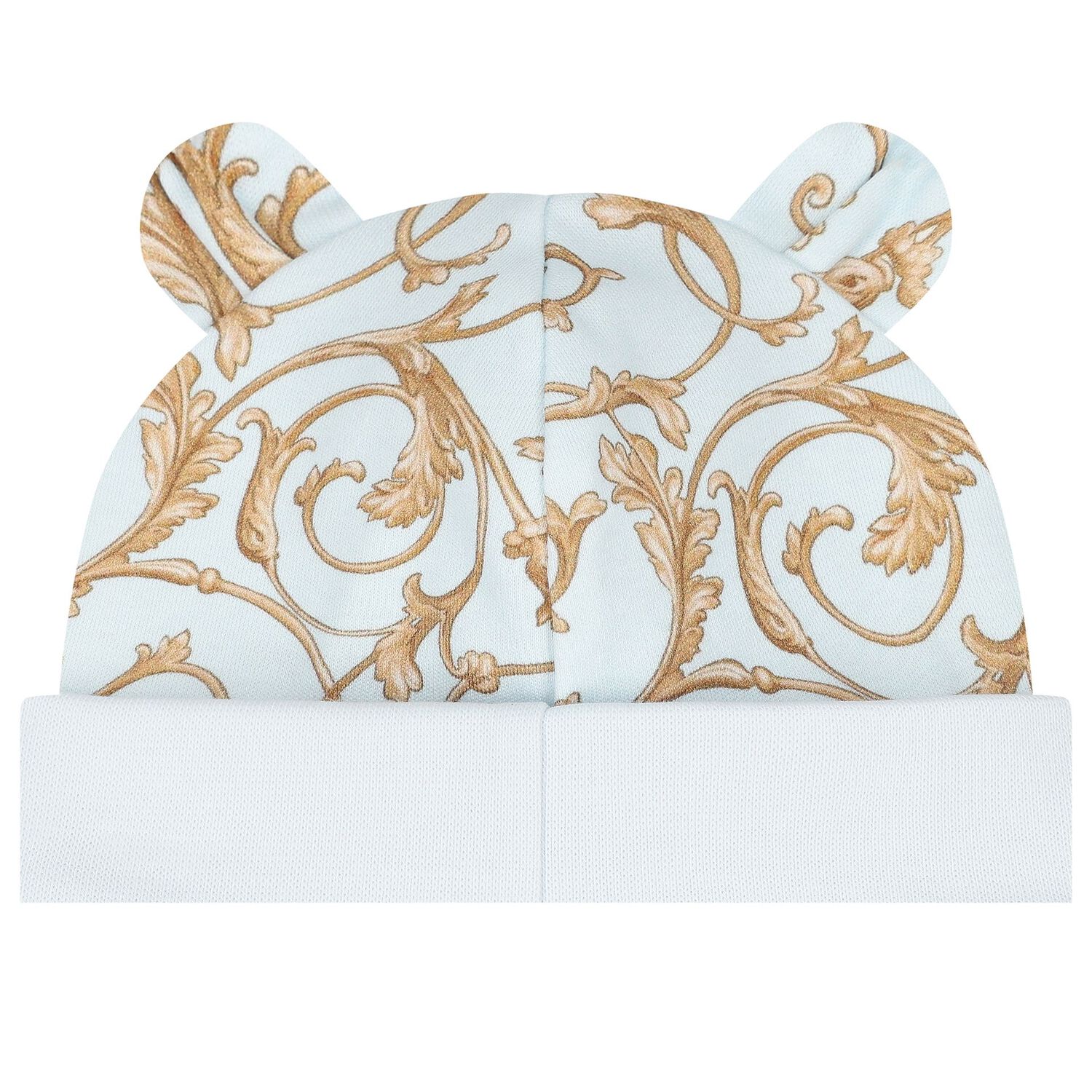 Baby Boys Blue & Gold Babygrow Gift Set (3 Piece), 1, hi-res