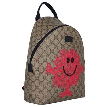 Girls Brown GG Supreme Backpack
