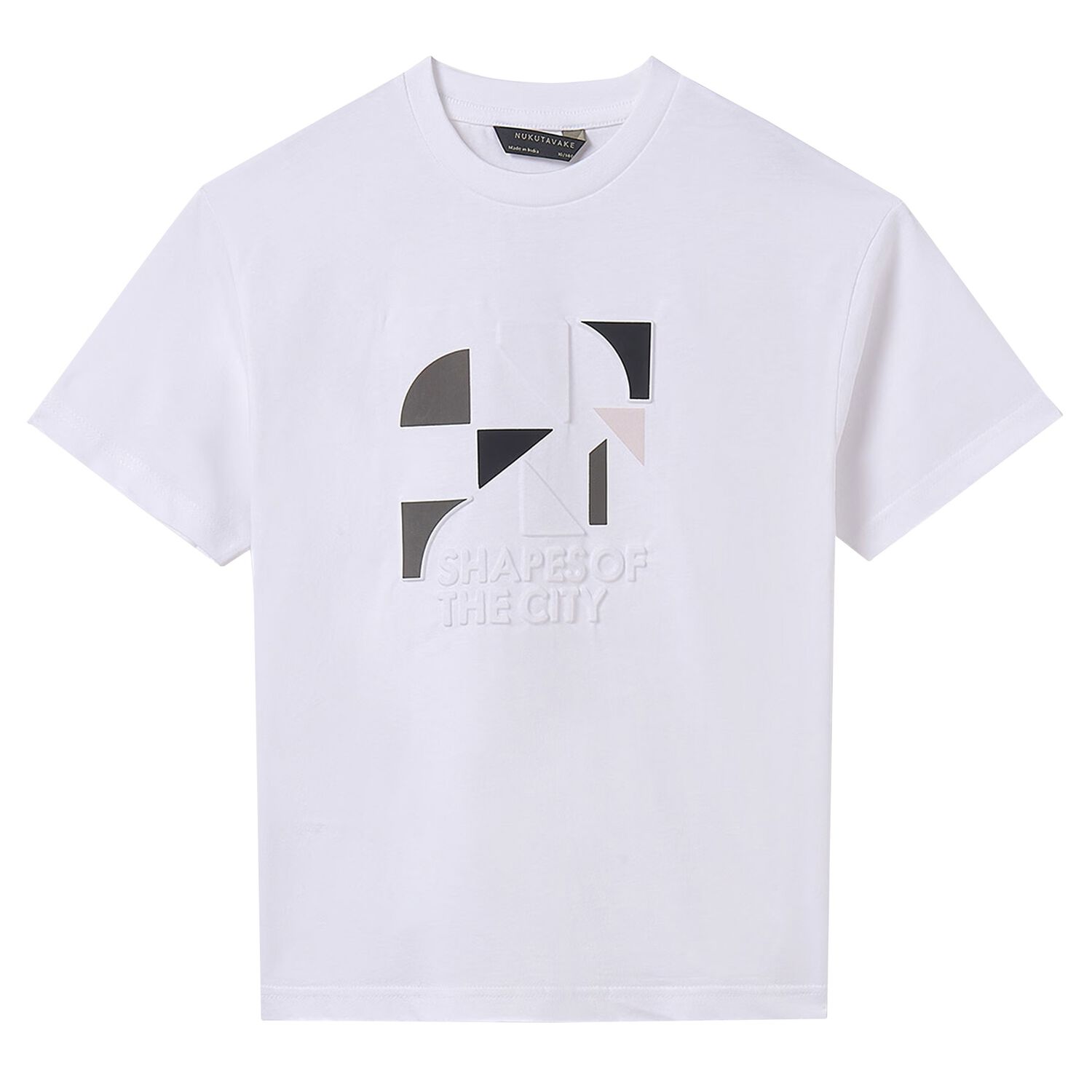 Boys White Cotton T-Shirt, 1, hi-res
