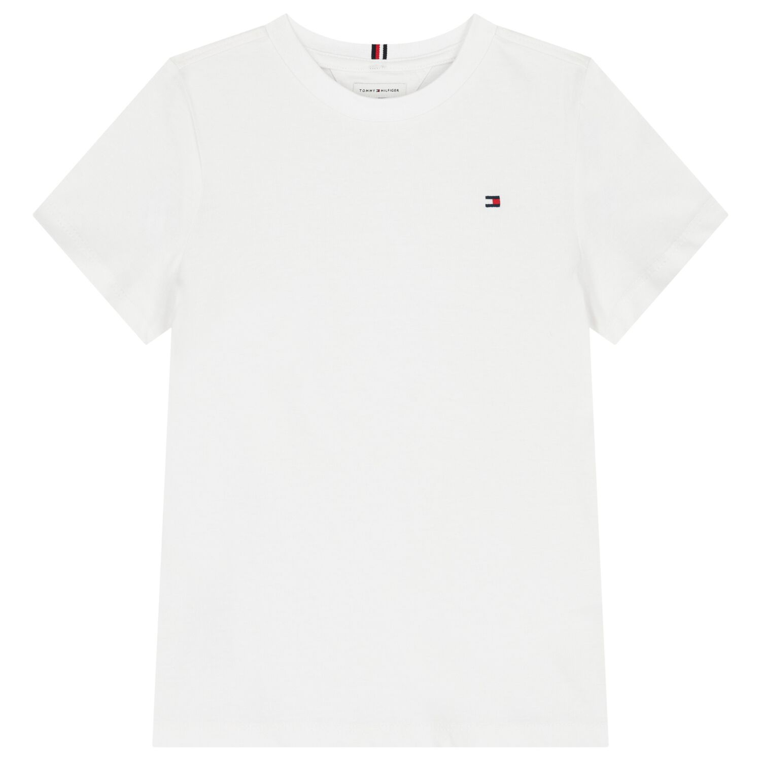 Boys White Logo T-Shirt, 3, hi-res