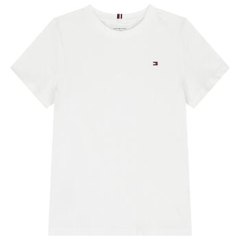 Boys White Logo T-Shirt