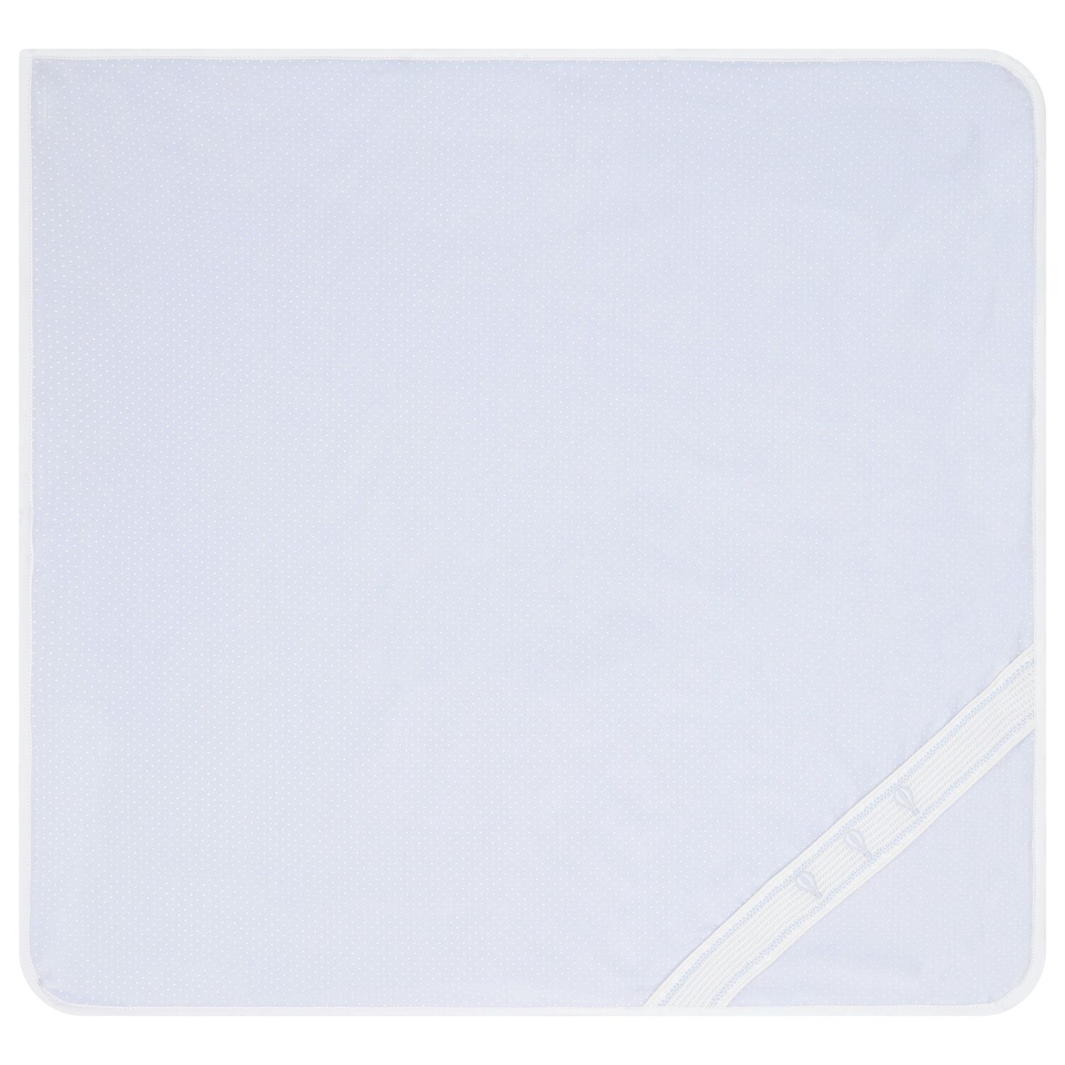 Baby Boys Blue & White Dots Blanket, 1, hi-res