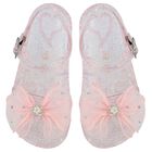 Girls Pink Jelly Sandals, 2, hi-res