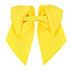 Girls Yellow Bow Hair Clip, 3, hi-res