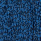 Girls Blue Logo Pleated Floral Skirt, 1, hi-res