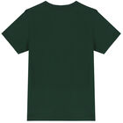 Boys Green Logo T-Shirt, 3, hi-res