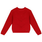 Girls Red Dress Set, 1, hi-res